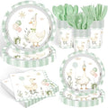 Pet Duck Birthday Decorations Supplies, 140PCS Disposable Paper Dinnerware Set Paper Plates Napkins Cups Set for 20 Guests Duck by Kilyparty