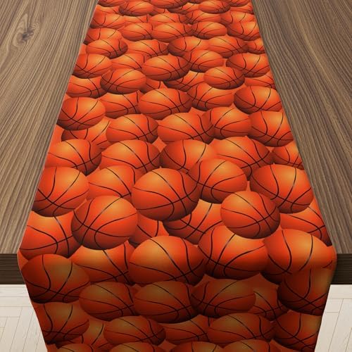 Basketball Party Decorations - Basketball Table Runner - Image 7