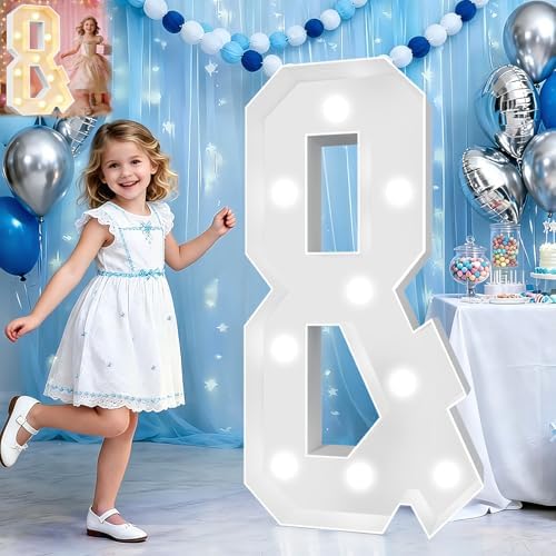 Pooqla 3 FT Marquee Letters, Light Up Letter &, Cool White and Warm White by Pooqla