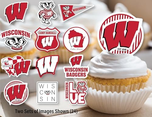 UW Madison Party Supplies Wisconsin Badgers Decorations Graduation 42 Pc - Image 5
