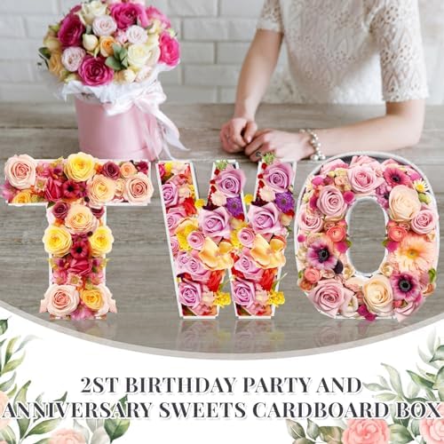 Rossesay 3 Pcs Charcuterie Letters 12 Inch Fillable Food Tray for Party - Image 6