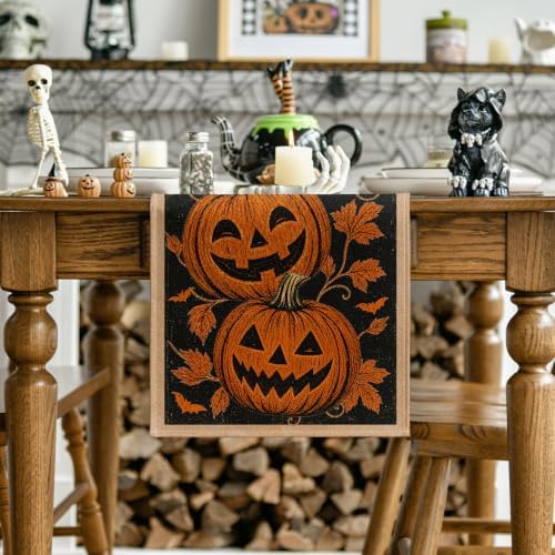 Artoid Mode 210 GSM Halloween Table Runner Home Party Decor 13x48 Inch - Image 2