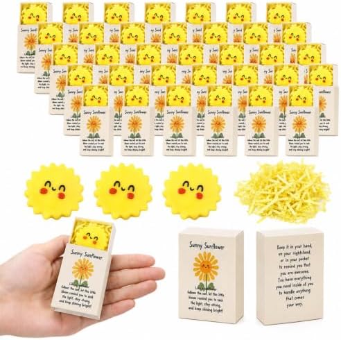 24 Sets Sunny Sunflower Gifts Sunshine Party Favors by Wettarn
