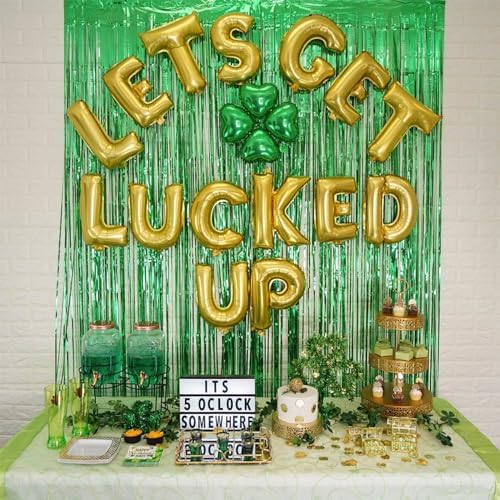 10 Pack Green Backdrop Curtain 3.2ft x 8.2ft Metallic Tinsel Foil Fringe Curtains Photo Booth Background for Birthday Party Decoration Baby Shower Engagement Wedding Christmas Decoration (Green) - Image 6