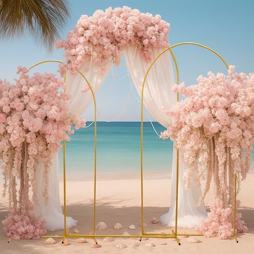 7.2FT Wedding Arch Cover – Stretchy Spandex Fabric Backdrop for Arch Stand - Image 5