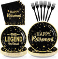 Greencian 96 Pcs Retirement Party Decorations Serves 24 by Grencian