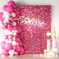 COKAOBE LiteGrid Series Shimmer Wall Backdrop - 24Pcs Pink by COKAOBE