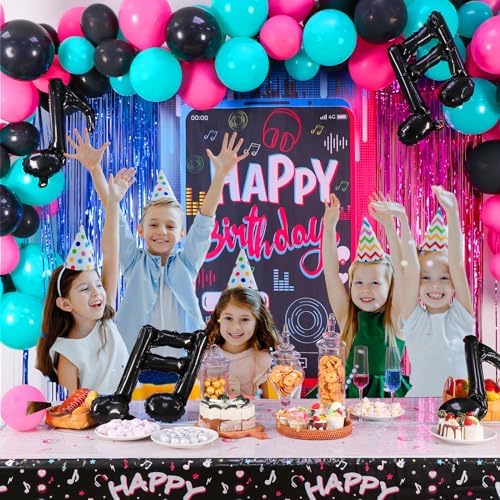 Tik Tok Birthday Decorations Set, 135 PCS Music Themed Party Decorations - Image 6