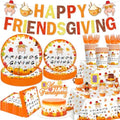 116Pcs Friendsgiving Party Decorations Tableware Set for 20 Guests by Unknown