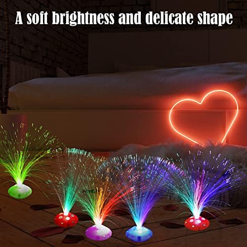 Retisee 12 Pcs Fiber Optic Lights Centerpieces Battery Powered Cone - Image 4