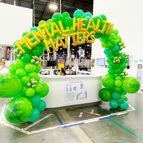 Voircoloria 66pcs Green Latex Party Balloons, 12inch - Image 5