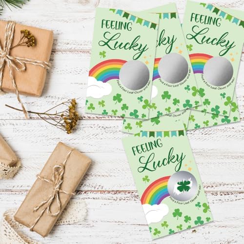 50 Pcs Feeling Lucky Scratch off Game Cards for Casino Night - Image 4