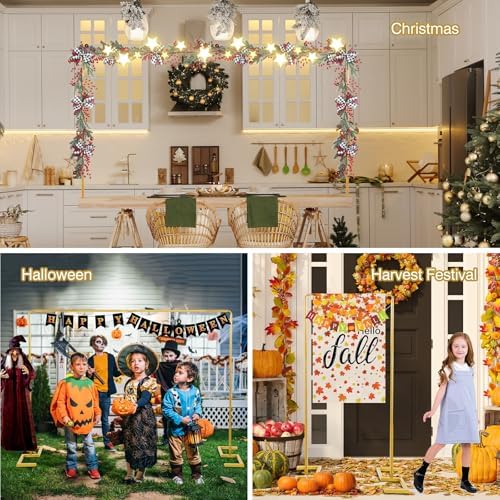 8.2 FT Wedding Arch Square Backdrop Stand Extra Clamps to Table Rod Frame - Image 3