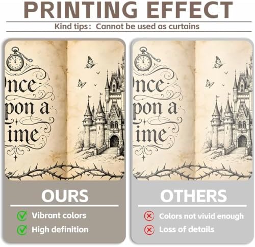 Fairy Tale Castle Book Backdrop 10x8ft Vintage Once Upon a Time Photography Background with Red Roses for Princess Themed Photoshoot Wedding Bridal Shower Photo Booth Props - Image 4