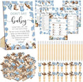 Patelai 321 Pcs Cowboy Baby Shower Decorations Retro Western Games Supplies by Patelai