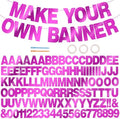 BEISHIDA Double-sided Purple 116Pc A-Z DIY Letter Custom Banner Party Decor by Beishida