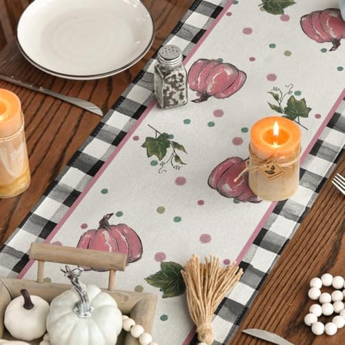 Artoid Mode 210 GSM Fall Table Runner Home Party Decor 13x72 Inch - Image 4