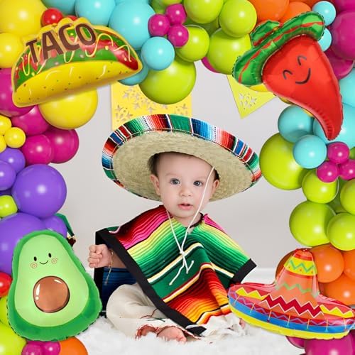 Amandir 169Pcs Mexican Fiesta Party Decorations Fiesta Balloons - Image 5