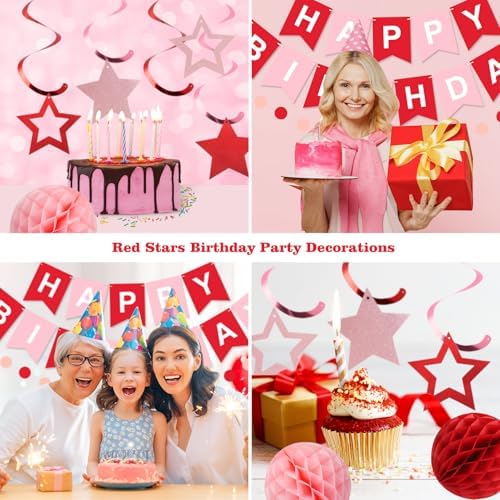 meowtastic Birthday Decorations Happy Birthday Banner with Honeycomb Balls - Image 4
