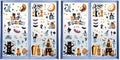 CCINEE Halloween Window Stickers - 10 Sheets Window Clings Decals for Party Decoration, Indoor & Outdoor Home Decor (Pack of 2) by CCINEE