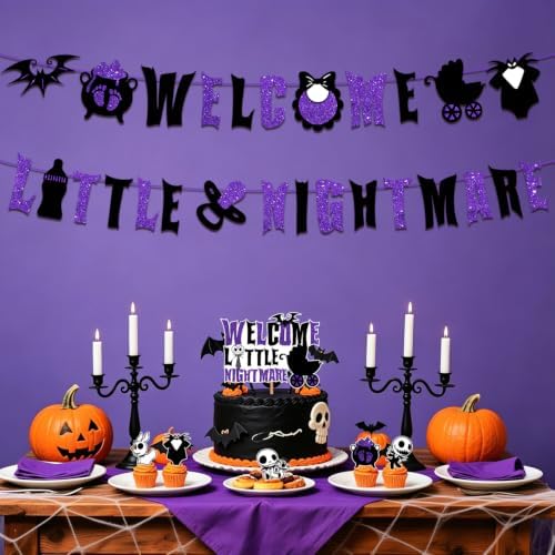 Night Christmas Baby Shower Decorations 31pcs Halloween Party Decorations - Image 7