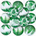 Panelee 12 Pcs Tropical Party Decorations Palm Leaves Paper Lanterns 8 Inch Hawaii Luau Summer Hanging Round Lanterns Decorations for Tropical Party Indoor Outdoor Decor by Panelee