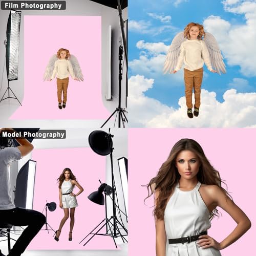 Pink Photography Backdrop for Photoshoot, Fabric, 3x5 FT - Image 3