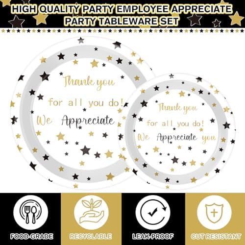 Geyoga 96 Pcs We Appreciate You Decoration Set,White,Teacher - Image 3