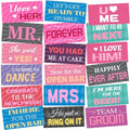 Beeveer 24 Designs Wedding Photo Booth Props, Double Sided PVC Selfie Sign by Beeveer