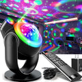 Party Lights DJ Disco Light Disco Ball Lights with Star Projector Sound Activated Strobe for Parties, Bar, Birthday, Wedding, DJ, Pub, Holiday, Event Live Show, Christmas, Living Room, Decorations by MSUOVH