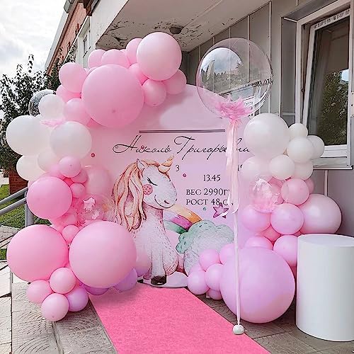 EZLucky Pink Carpet Runner for Party, 2.6 x 15 ft, 130 GSM Felt Fabric - Image 5