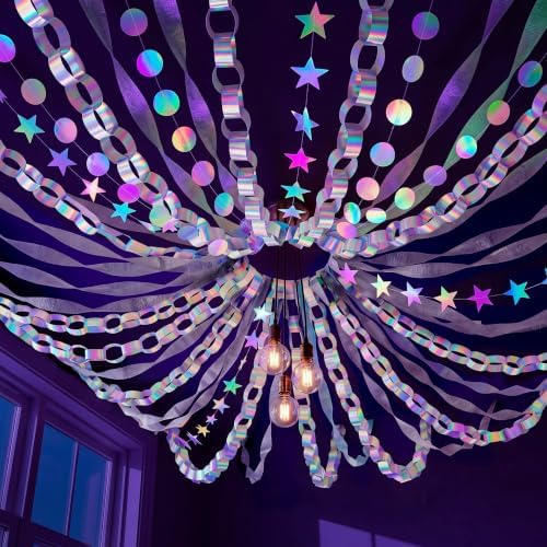 TaoBary Disco Party Decorations 300 Sheet Paper Chain by TaoBary