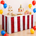 Carnival Circus Theme Table Skirts Birthday Party Decorations, 2 Pack by Unknown