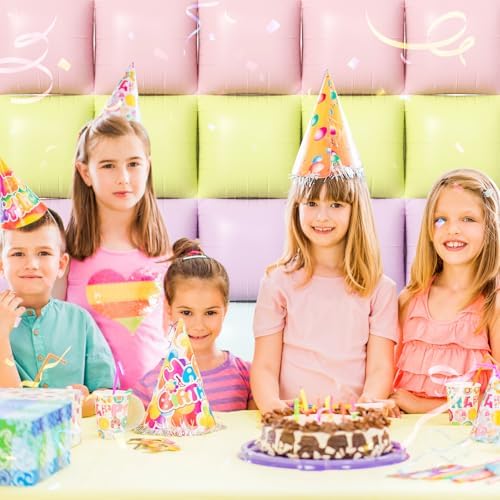NISOCY 25PCS Pastel Square Foil Balloons Wall Backdrop - Image 6