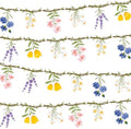 JIAYIQI Wildflower Garland, 4PCS 7.9FT Floral Banner for Garden Party Decor by JIAYIQI