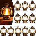 Ferraycle 24 Pcs Mini Lanterns 4 Inch Retro Gold Lamp Table Centerpieces by Ferraycle