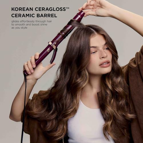 T3 SinglePass Curl X Extra-Long Barrel Curling Iron & Curling Wand, Hair Curler with 9 Heat Settings, Korean Ceramic & ProGlide Clip for Curls, Waves & Shine on Fine, Medium & Thick Hair - Image 3