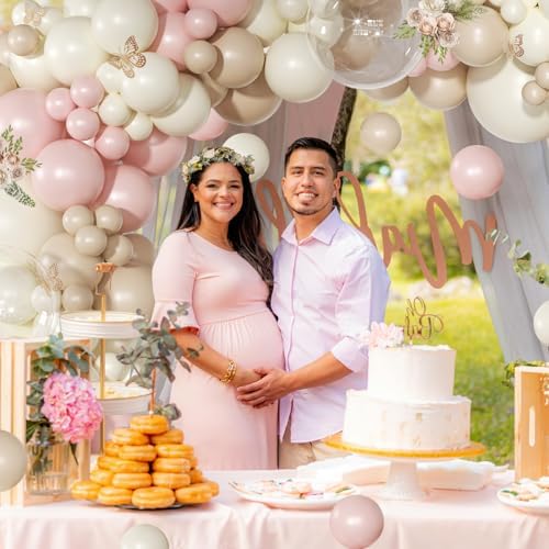 Dusty Pink Balloon Arch Kit for Birthday Decorations - Image 2
