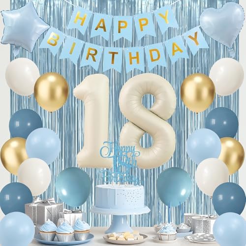 Trgowaul Light Blue 18th Birthday Decorations for Girls - Image 5