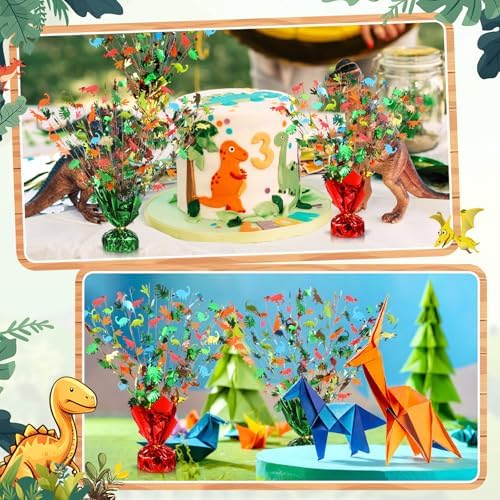 3 Pcs Dinosaur Party Decorations Dinosaur Table Centerpieces - Image 3