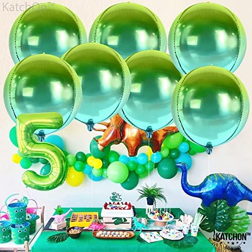 KatchOn Green Balloons - 22 Inch, Pack of 6, Green Party Decorations - Image 5