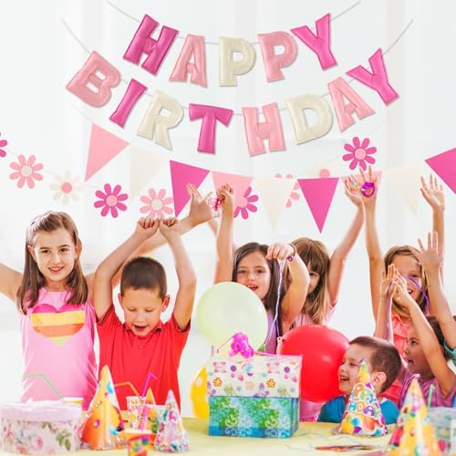 YEOCU Happy Birthday Decorations, No DIY, Pre-Strung 3D Banner - Image 7