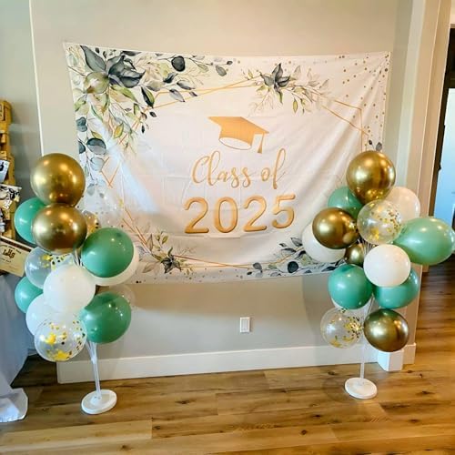 Sage Green Gold White Balloons for Baby Shower Birthday Party Decorations - Image 5