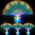 Amylove 4 Pcs Mini Fiber Optic Lamp Glow Party Favors, Clear, 16 Inch by Amylove