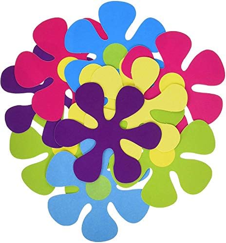 Beistle Mini Retro Flower Cutouts by Beistle