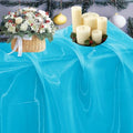 50 Yard Organza Fabric 44" Wide for Wedding Event Décor - Turquoise by MDS