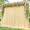 20x12ft Champagne Backdrop Curtain Panels for Parties - Wrinkle Free Polyester Photo Curtain Backdrop Wedding Back Drop Fabric Drapes for Party Decorations Background for Photography by WishCare