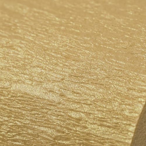PartyWoo Pearl Gold Crepe Paper 4pcs 328 FT Pearl Gold Streamers - Image 2