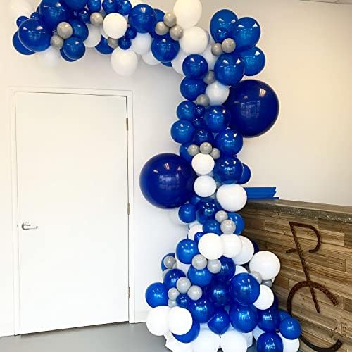 Voircoloria 130pcs Navy Blue Balloons Garland Arch Kit, 18 12 10 5 Inch - Image 6