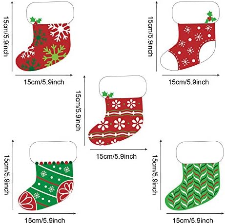 Blulu 40pcs Christmas Cutouts Winter Bulletin Board, Chic - Image 2